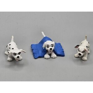 Vintage 90's Lot Of 3 Disney 101 Dalmatians Figures